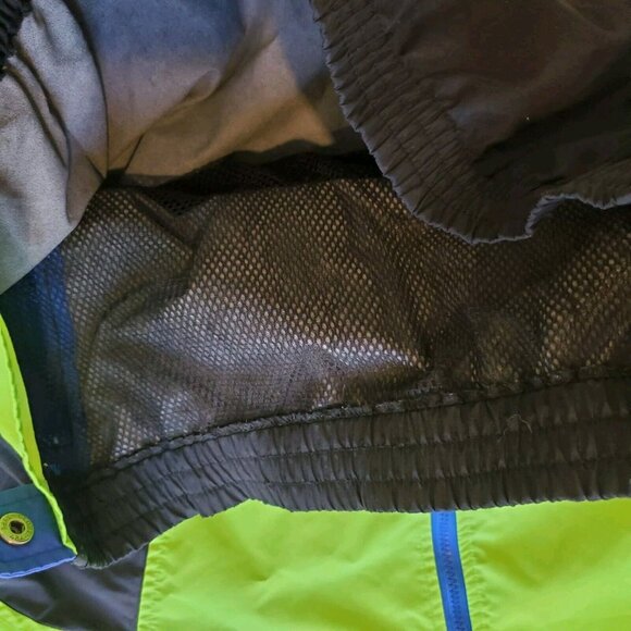 Woolrich Men's S Jacket Anorak 1/2 Zip Windbreaker Pullover VTG 90s Neon Green - Picture 10 of 10